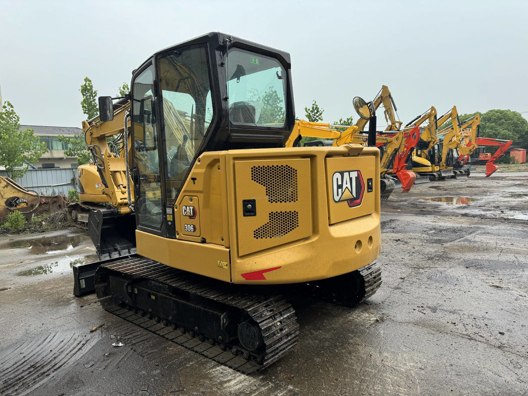 99%NUEVO Japón mini de alta calidad usado Nuevo gato excavadora 306 excavadora 2023 en buenas condiciones 6 TON