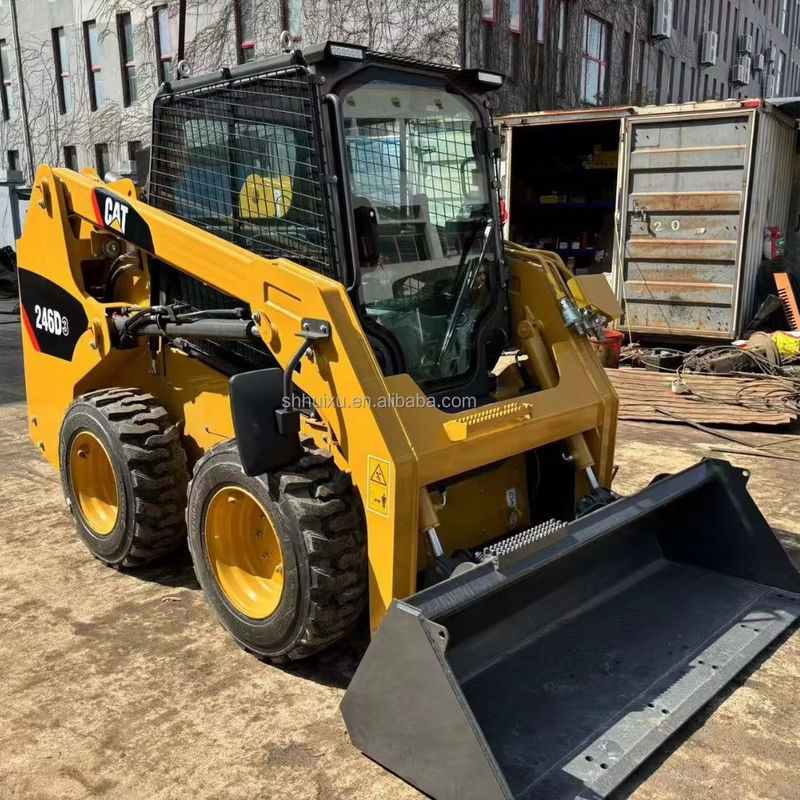 Excavadora de ruedas usadas CAT 246D3 Excavadora de ruedas de la oruga