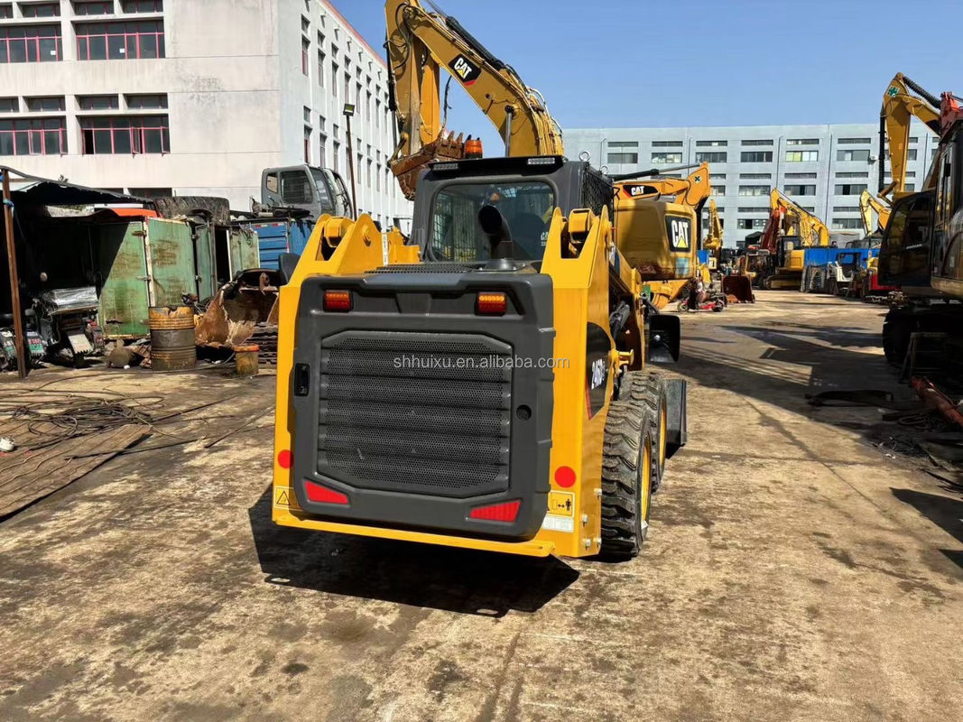 Caterpillar 246D Skid Steer Usado Cat 246C Skid Steer Cargador máquina de segunda mano Cargador de gato