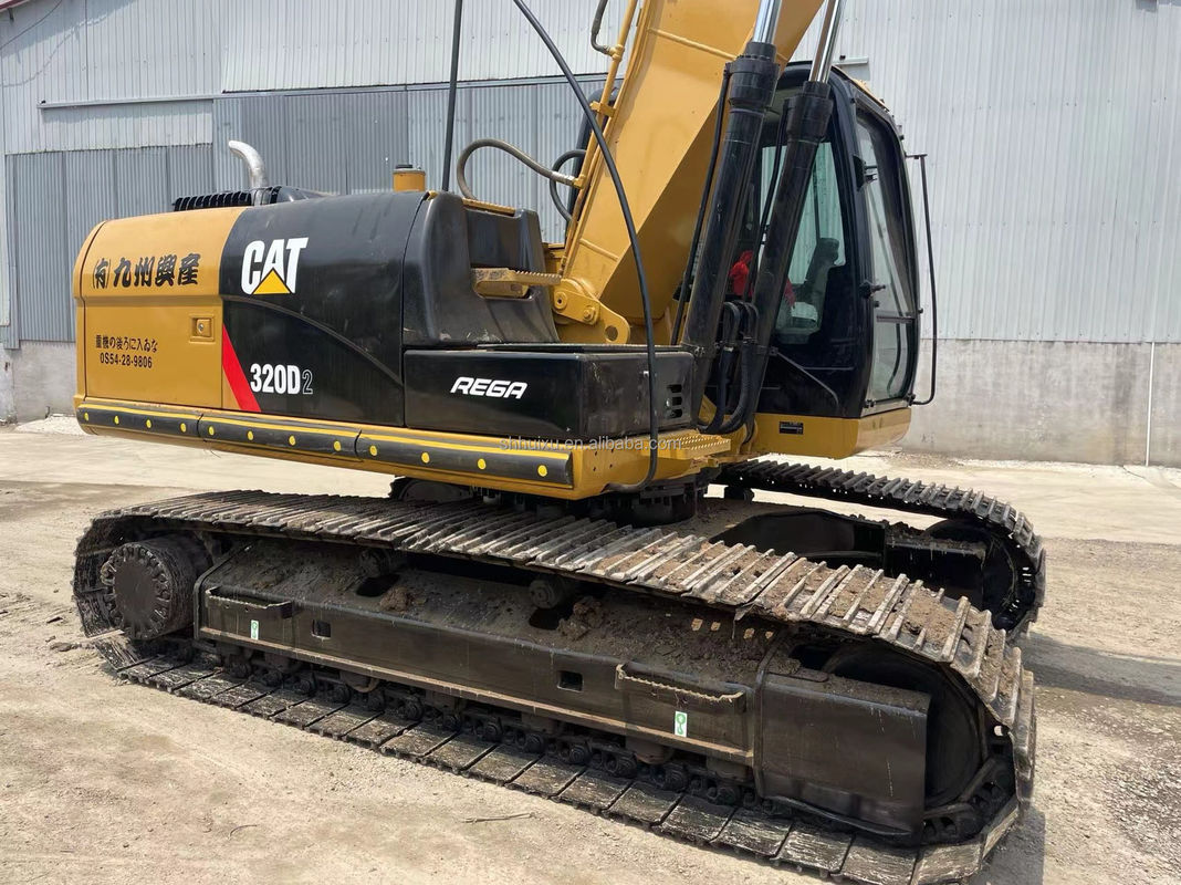 20 toneladas de gran potencia de excavación utilizada excavadora CAT320D/segundo mano