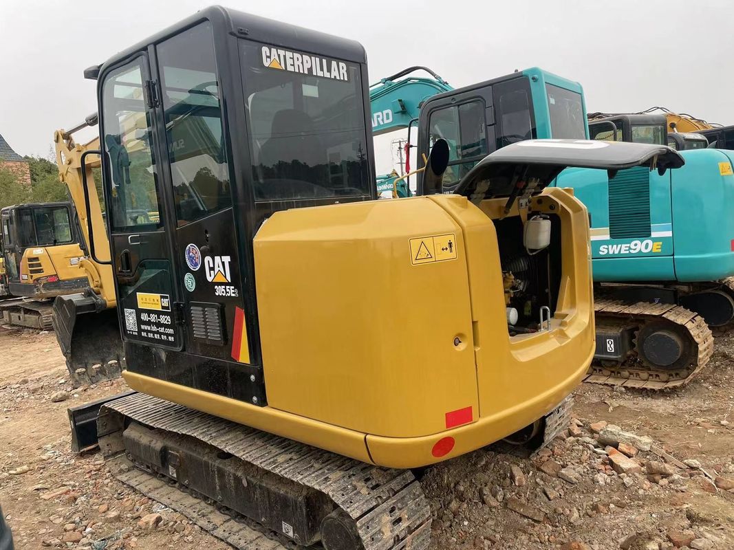5.5TONAS de excavadora usada MINI CARALER CAT305.5E en stock de segunda mano CAT305.5E para la venta