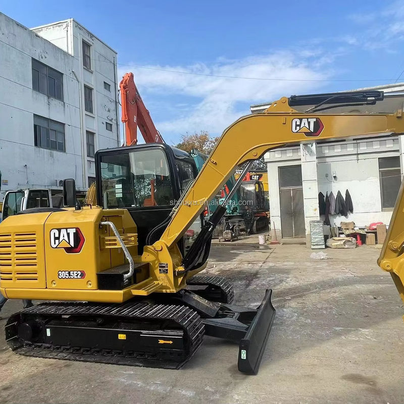 Excavadora usada CAT305.5E en stock Excavadora de arrastrador de segunda mano de alta potencia de excavación CAT305.5E Excavadora en venta