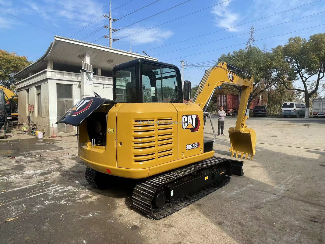 Excavadora usada CAT305.5E en stock Excavadora de arrastrador de segunda mano de alta potencia de excavación CAT305.5E Excavadora en venta