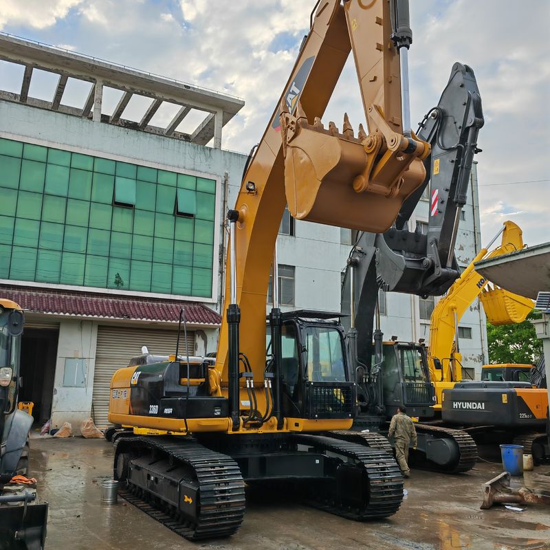 color amarillo de alta potencia de excavación utilizado cat336d /excavadora de segunda mano cat336d en venta