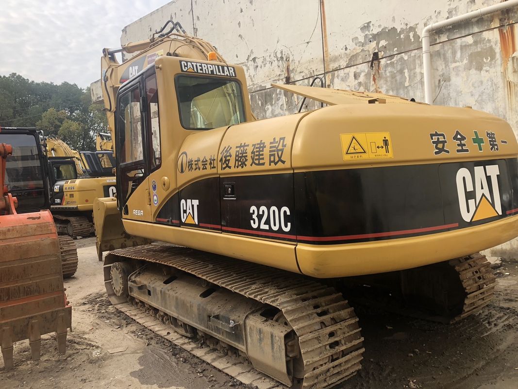 pintura original usada excavadora cat 320d en China Shanghai de segunda mano cat 320d para la venta