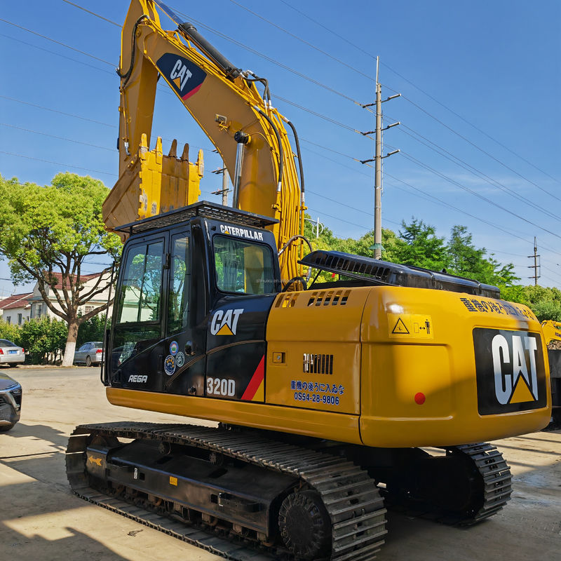 Excavadora de rastreo usada cat320d/segundo de mano color original cat 320d en venta