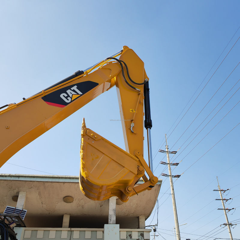 Excavadora usada de 20 toneladas cat320d/de segunda mano de alta calidad excavadora de rastreo cat320d con horas de trabajo bajas para la venta