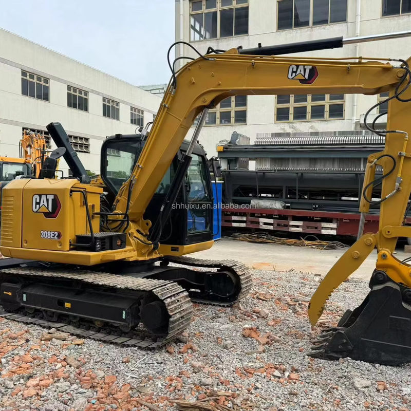 Excavadora usada CAT308E 308E2 Mini barata excavadora usada hidráulica CAT308E usada CAT308 con buena calidad