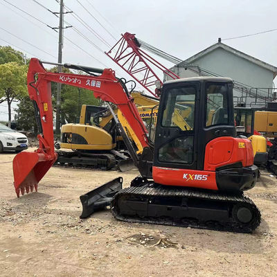 Mini excavadora usada Kubota165 de origen japonés precio barato/excavadora hidráulica de segunda mano