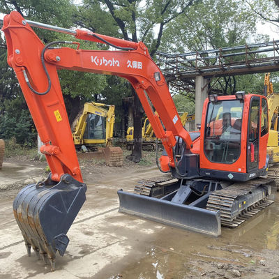 Excavadora mini usada de 8 toneladas Kubota kx165 kx185-3 para la venta kubota U35 KUBOTA Excavadora