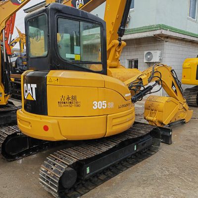 Excavadoras usadas CAT 305.5SR excavadora de rasca / maquinaria de construcción de ingeniería usada CAT 305.5SR excavadora 5T